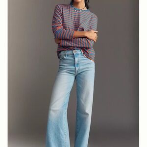 MOTHER High Rise Light Blue Jeans